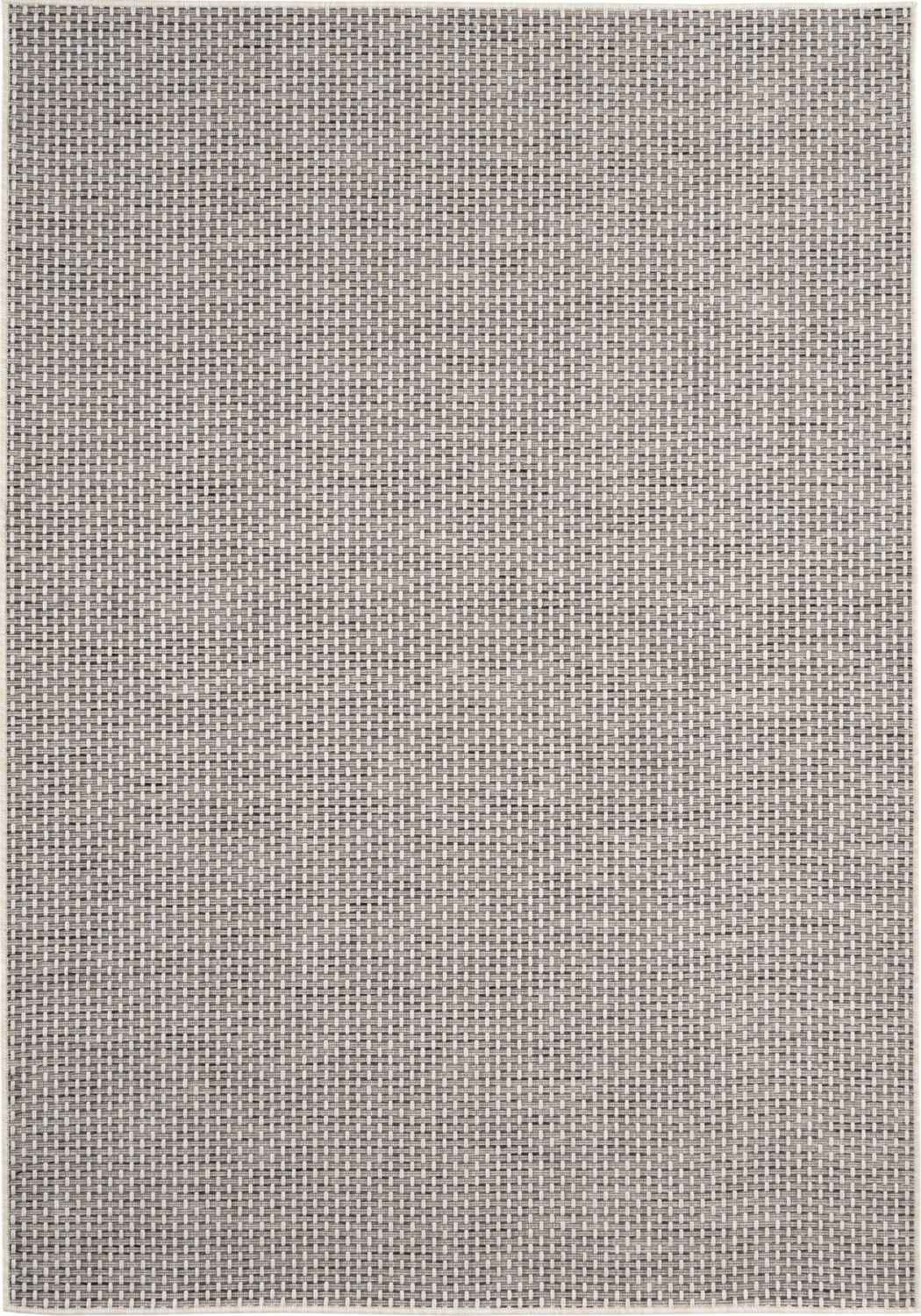 Magic Outdoor Rug in plain cream OEKO-TEX certified flatweave