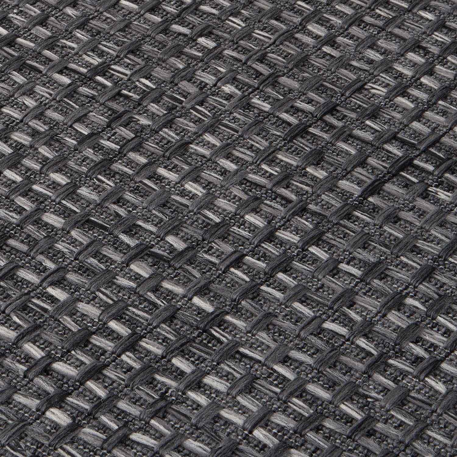 Magic Outdoor Rug | Plain Dark Grey Flatweave | OEKO-TEX Certified