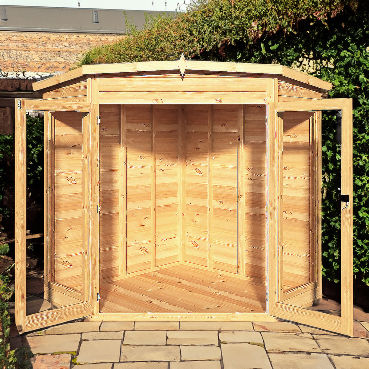 Barclay Summerhouse | Glazed Double Door Shiplap Timber Summerhouse