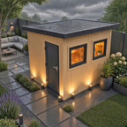 Fortis SIP Workshop Style A | End Door Insulated Garden Workshop