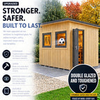 Fortis SIP Workshop Style E | Centre Door Insulated Garden Workshop