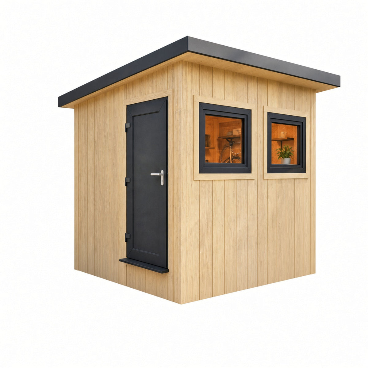 Fortis SIP Workshop Style A | End Door Insulated Garden Workshop