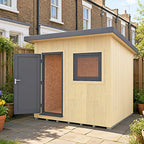 Fortis SIP Workshop Style D | Front Door Insulated Garden Workshop