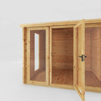 Mercia Reverse Apex Log Cabin construction detail
