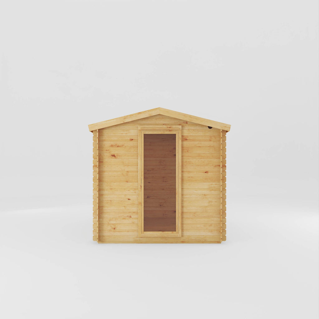 Mercia Reverse Apex Log Cabin side view