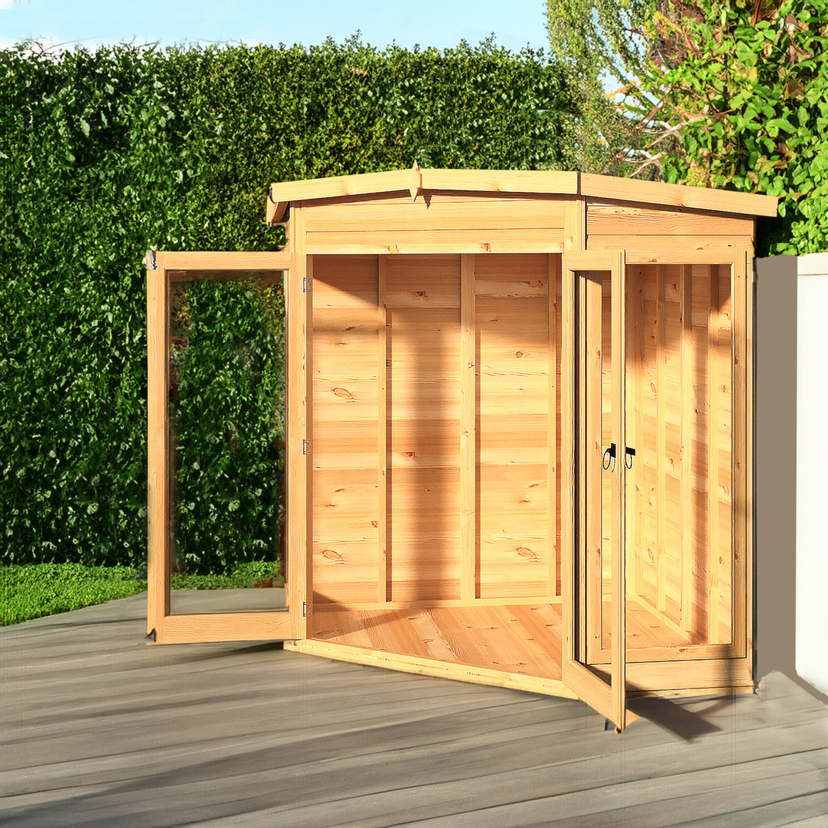 Barclay Summerhouse | Glazed Double Door Shiplap Timber Summerhouse