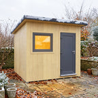 Fortis SIP Workshop Style C | Front Door Insulated Garden Workshop