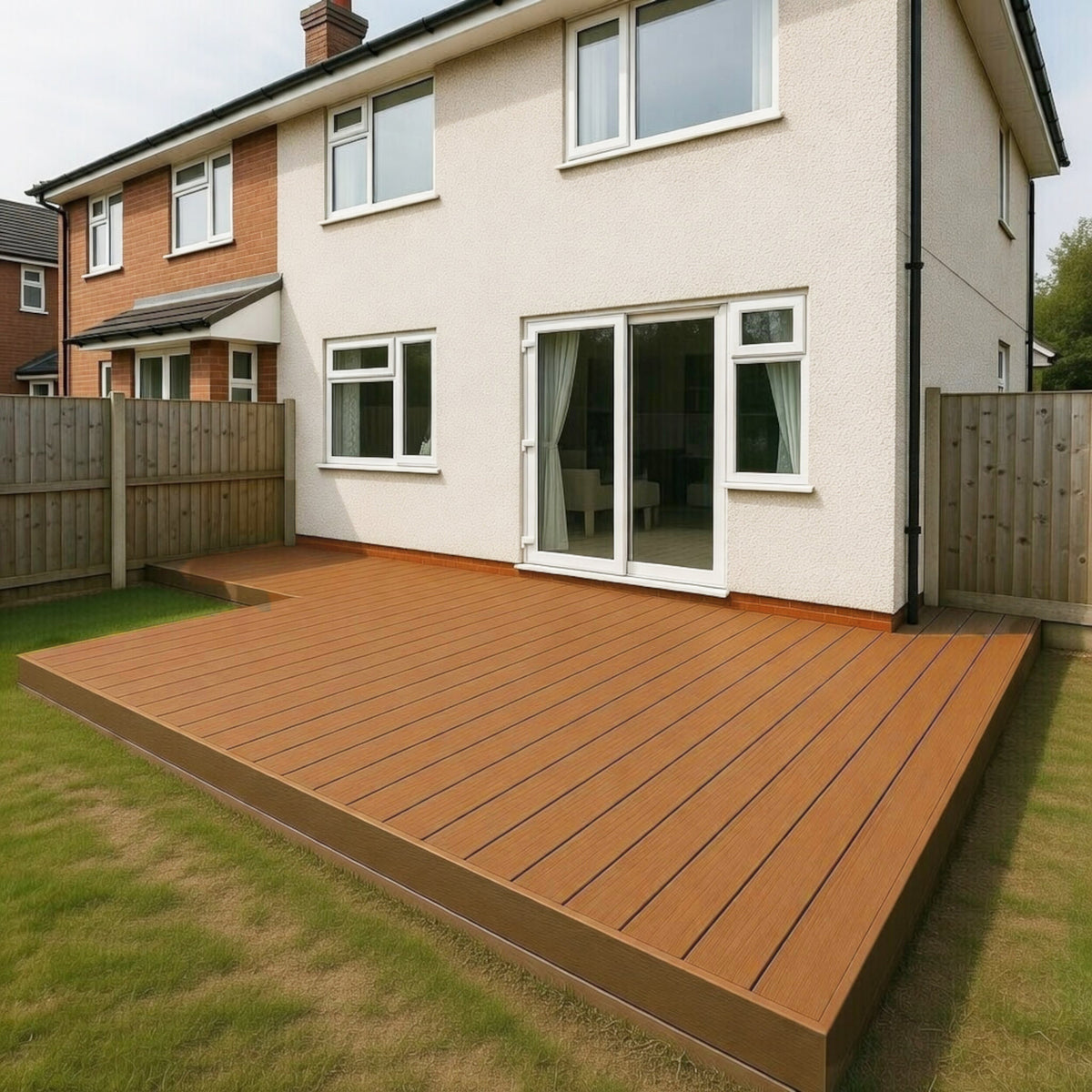 Light Neo Composite Decking Board Gold | Pack of 5
