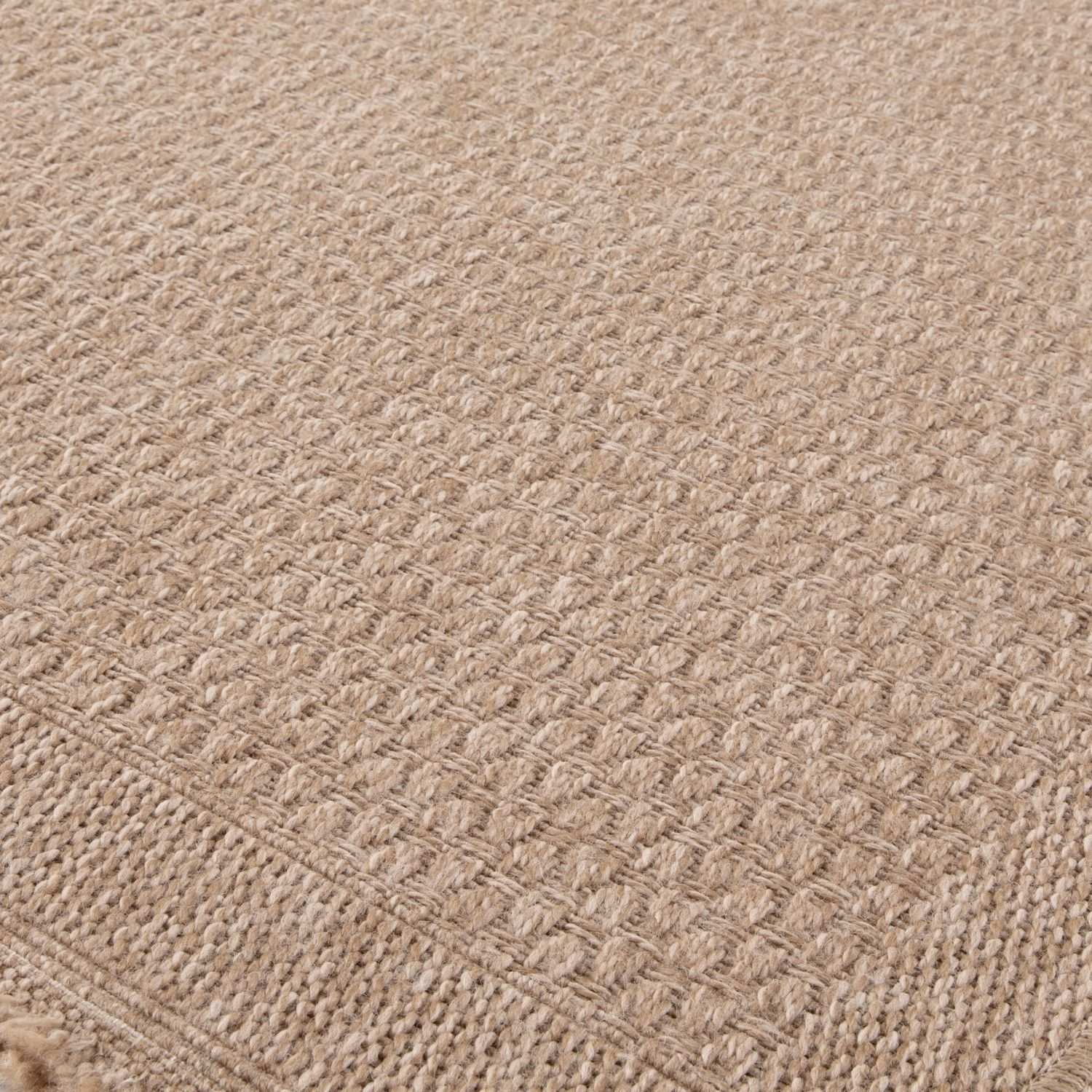 Nature Outdoor Rug | Plain Neutral Textured Flatweave | OEKO-TEX Certified