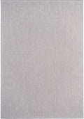 Ecology Outdoor Rug in plain grey weatherproof polypropylene