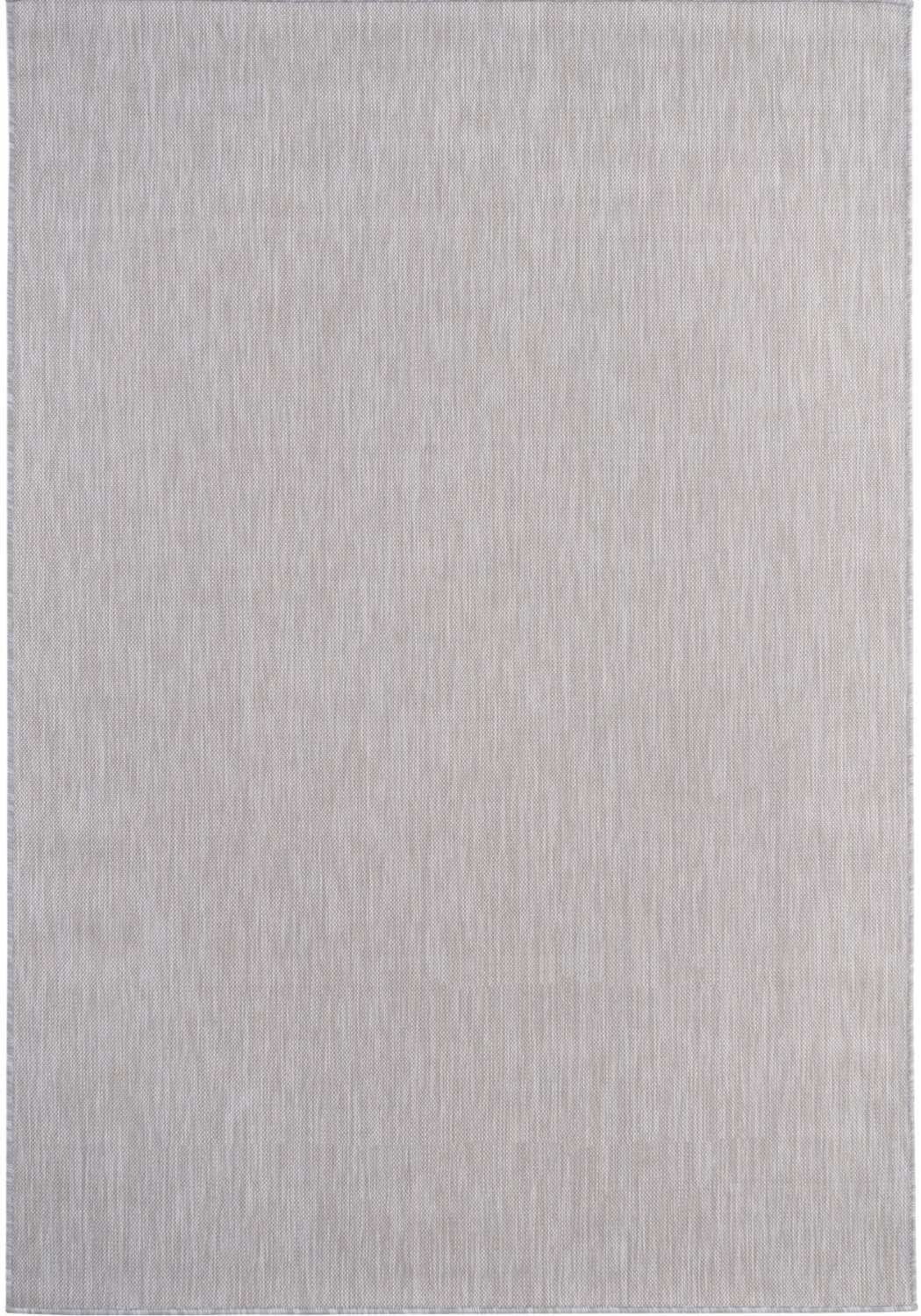 Ecology Outdoor Rug in plain grey weatherproof polypropylene