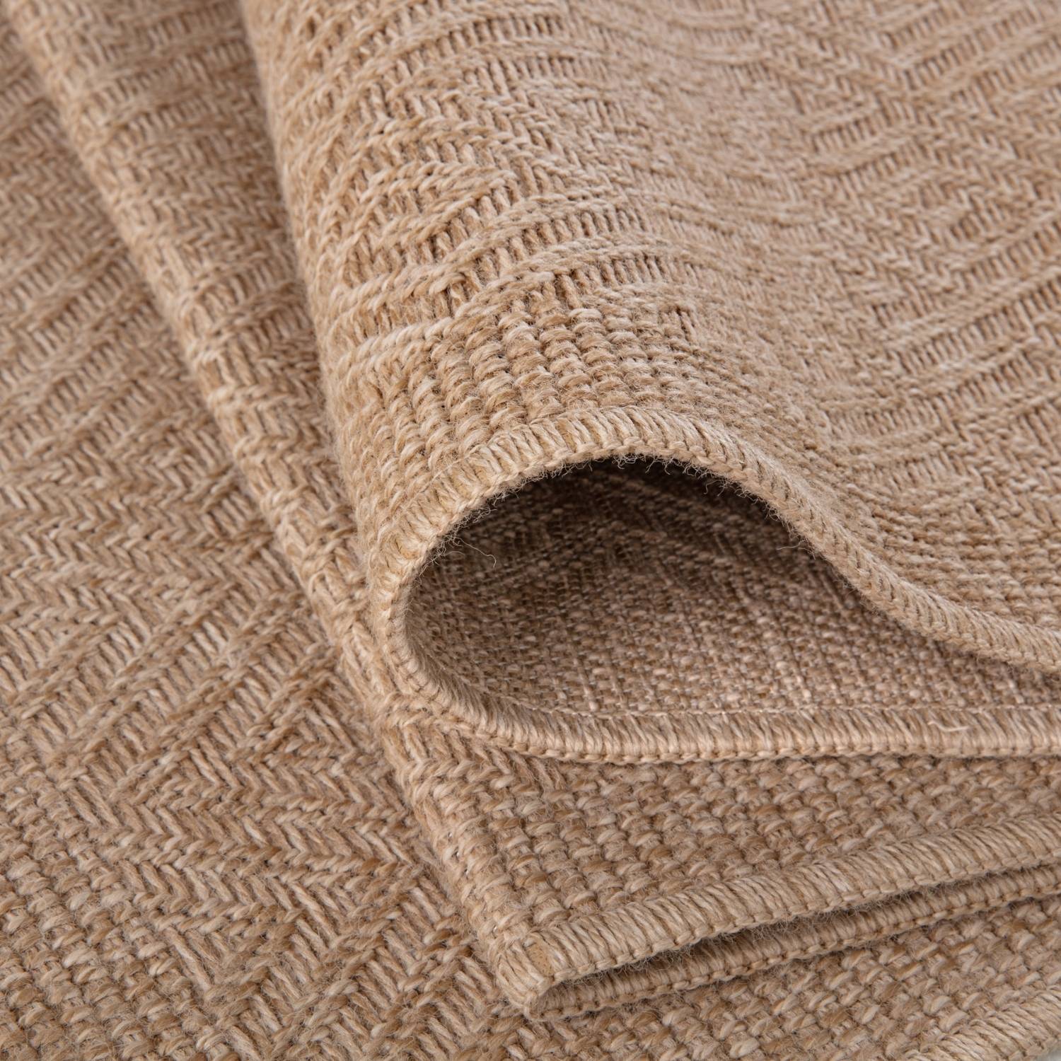 Nature Outdoor Rug | Neutral Greek Key Flatweave | OEKO-TEX Certified