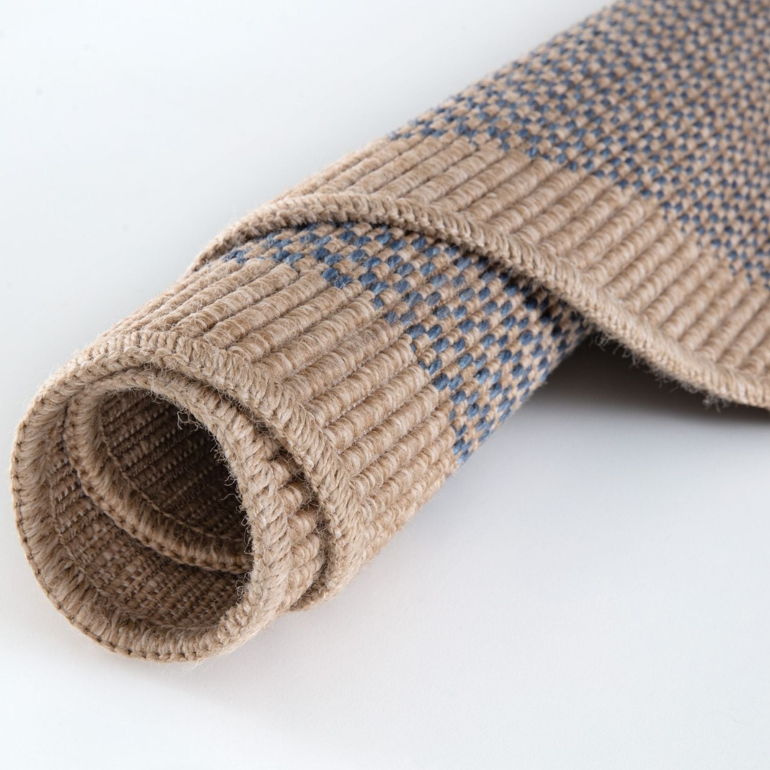 Nature Outdoor Rug | Blue Geometric Flatweave | OEKO-TEX Certified