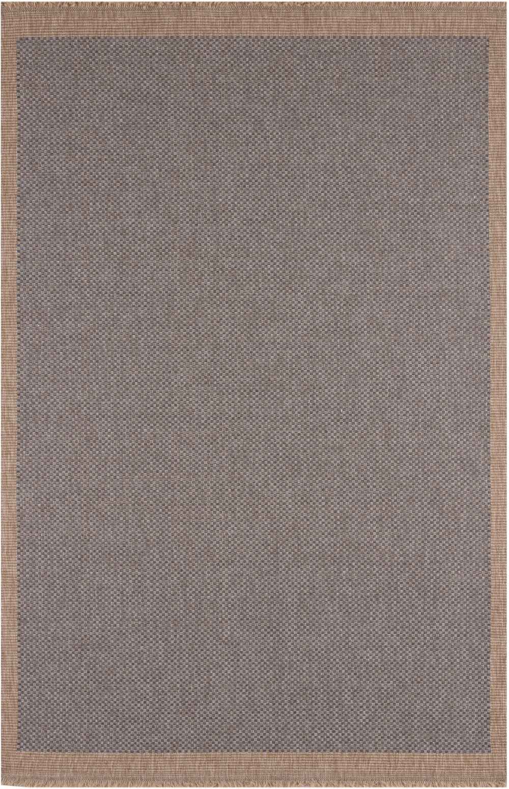 Nature Outdoor Rug in blue geometric OEKO-TEX certified flatweave