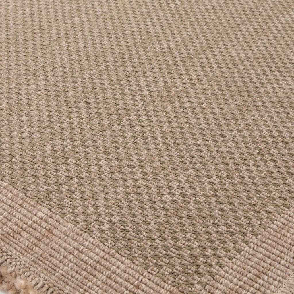 Nature Outdoor Rug | Green Geometric Flatweave | OEKO-TEX Certified