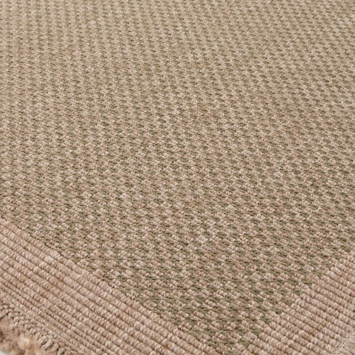 Nature Outdoor Rug | Green Geometric Flatweave | OEKO-TEX Certified
