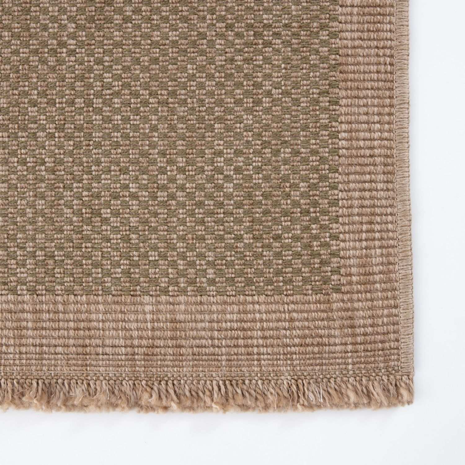 Nature Outdoor Rug | Green Geometric Flatweave | OEKO-TEX Certified