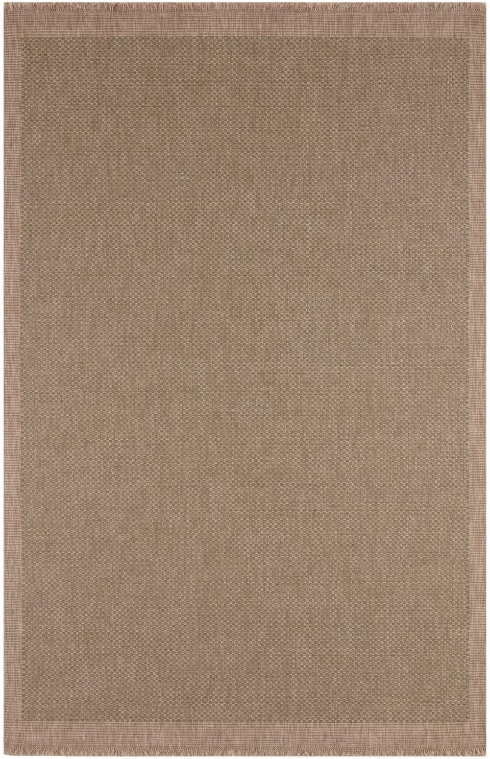 Nature Outdoor Rug in green geometric OEKO-TEX certified flatweave