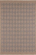 Nature Outdoor Rug in blue fringed geometric OEKO-TEX certified flatweave
