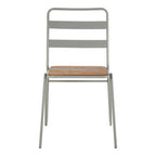 District Dining Chair | Elm Wood and Grey Finish Frame Dining Chair