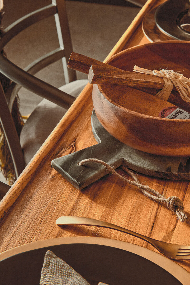 New Foundry Dining Chair | Brown Fabric Curved Dining Chair
