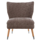 Regents Park Armchair | Grey Chenille Wingback Chair