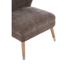 Regents Park Armchair | Grey Chenille Wingback Chair