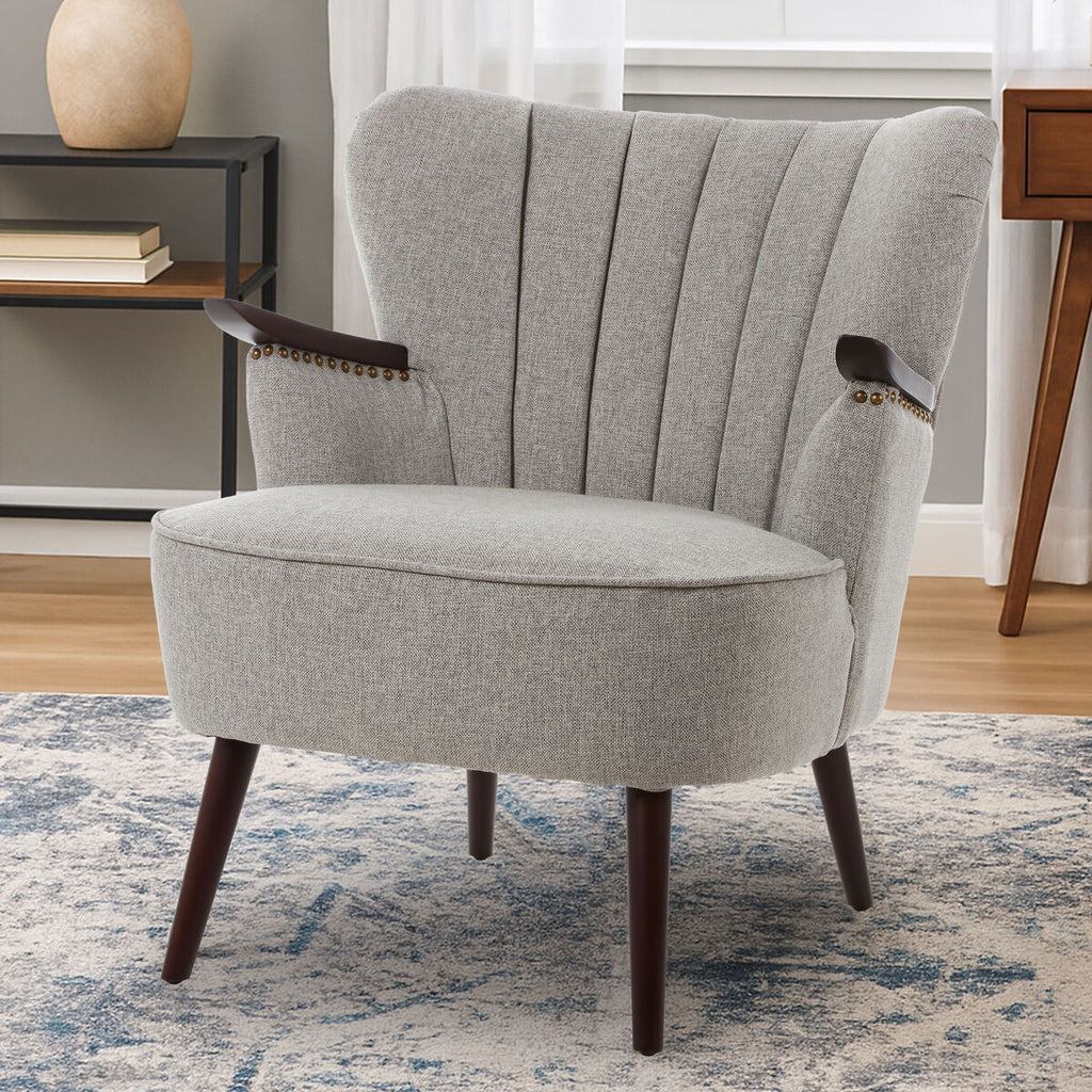 Hampstead Armchair | Taupe Fabric Armchair