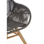 Sisal Armchair | Grey Rope Woven Armchair