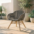 Sisal Armchair | Grey Rope Woven Armchair