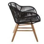 Sisal Armchair | Black Rope Woven Armchair