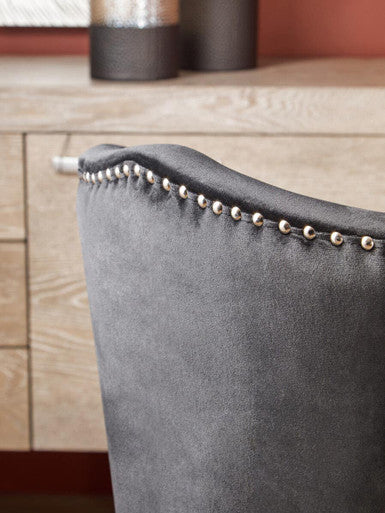 Kensington Townhouse Dining Chair | Black Velvet Curved Back Dining Chair