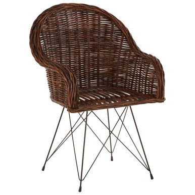 Manado Accent Chair | Dark Rattan Chair