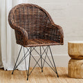 Manado Accent Chair | Dark Rattan Chair