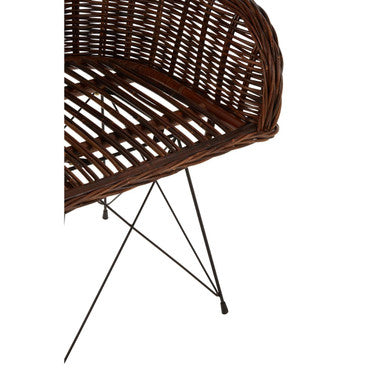 Manado Accent Chair | Dark Rattan Chair