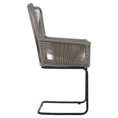 Manado Accent Chair | Grey Rattan Effect Woven Chair