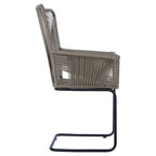 Manado Accent Chair | Grey Rattan Effect Woven Chair