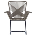 Manado Accent Chair | Grey Rattan Effect Woven Chair