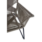 Manado Accent Chair | Grey Rattan Effect Woven Chair