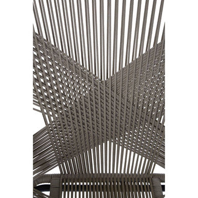 Manado Accent Chair | Grey Rattan Effect Woven Chair
