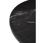 Rany Side Table | Black Marble and Antique Brass Finish Side Table