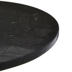 Rany Side Table | Black Marble and Antique Brass Finish Side Table