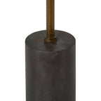Rany Side Table | Black Marble and Antique Brass Finish Side Table