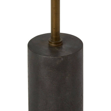 Rany Side Table | Black Marble and Antique Brass Finish Side Table
