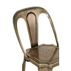 Grange Dining Chair | Brass Finish Metal Chair