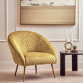Tania Gold Velvet Statement Chair
