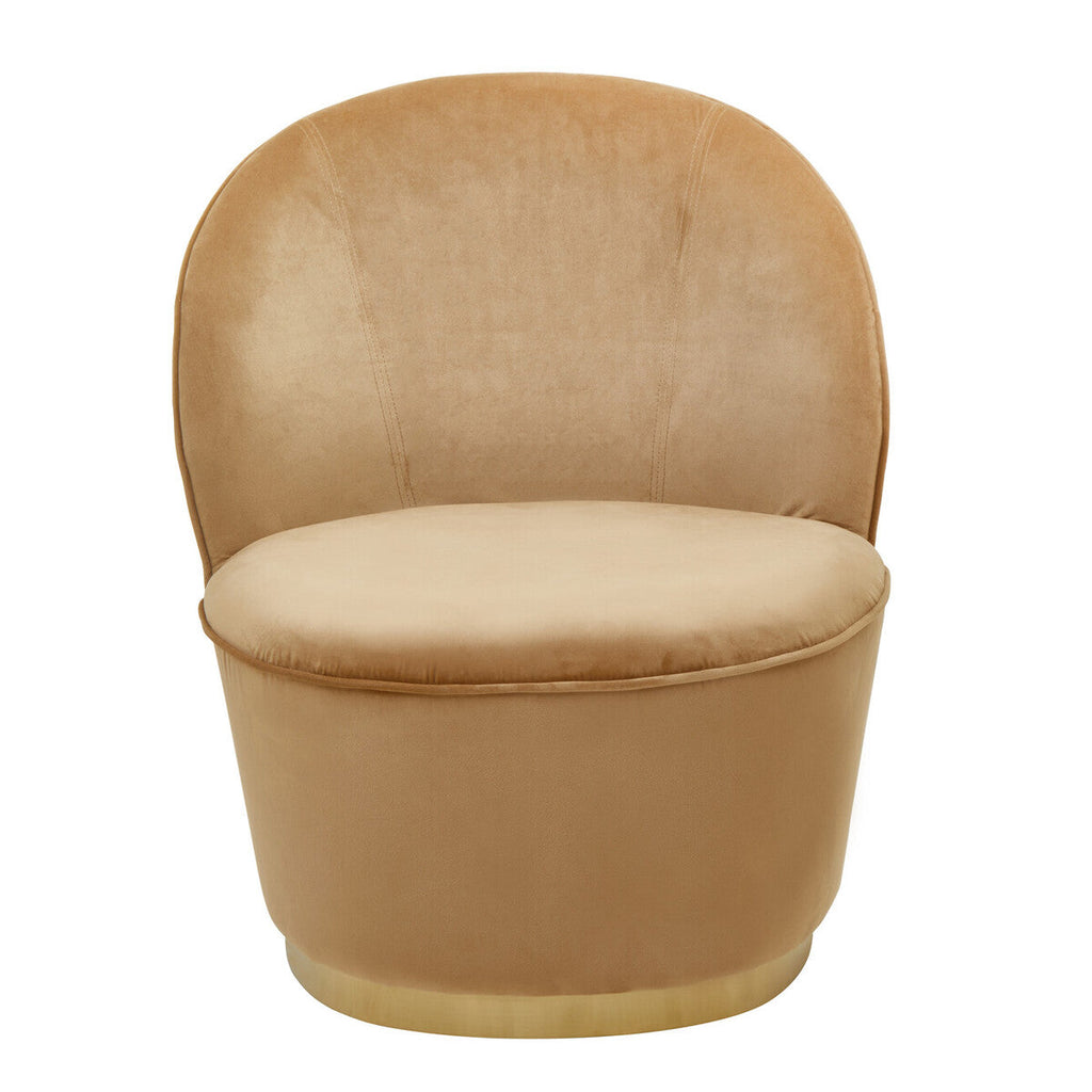 Tamra Kids Chair | Beige Velvet Kids Chair