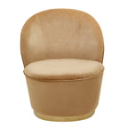 Tamra Kids Chair | Beige Velvet Kids Chair