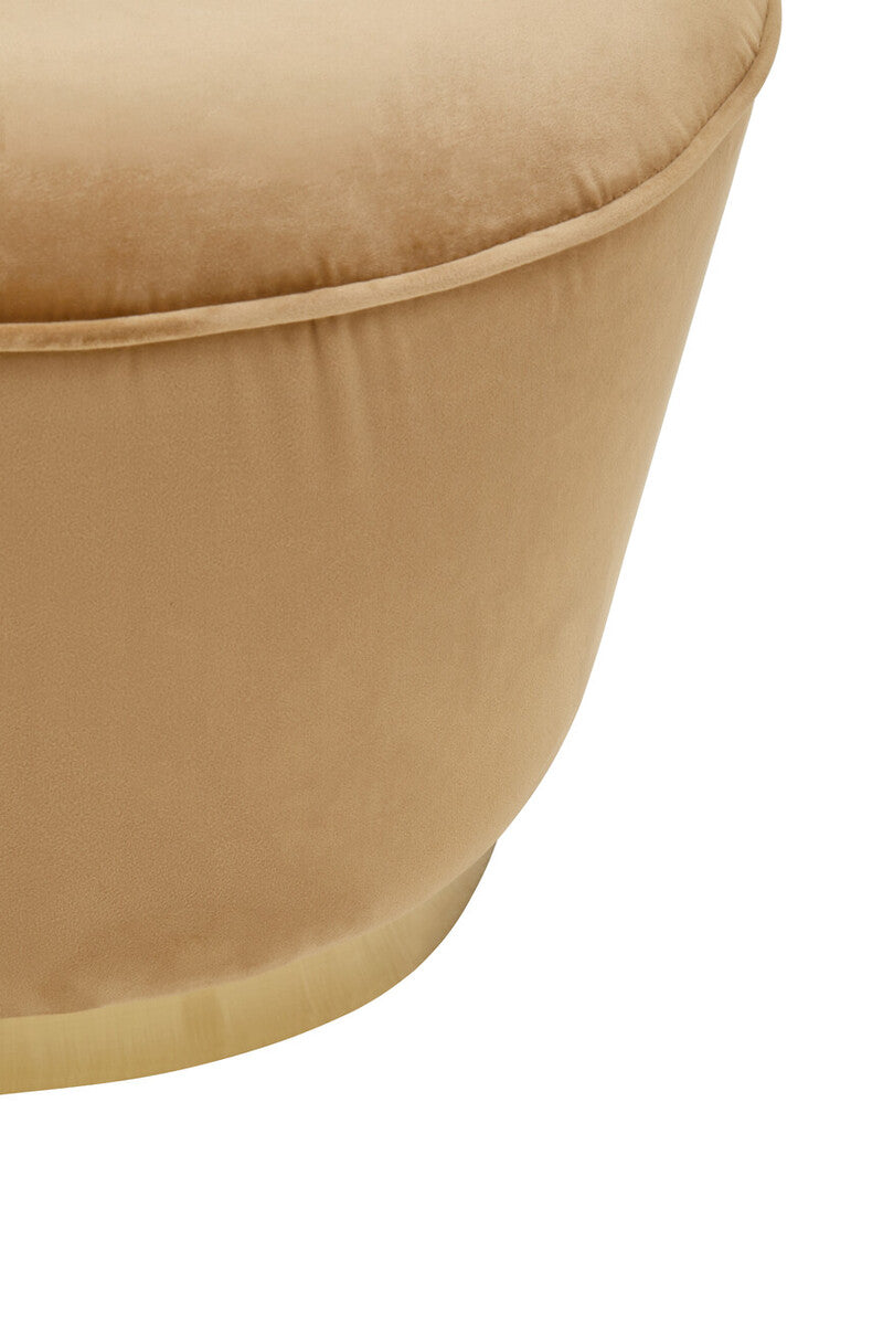 Tamra Kids Chair | Beige Velvet Kids Chair