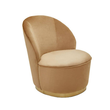 Tamra Kids Chair | Beige Velvet Kids Chair
